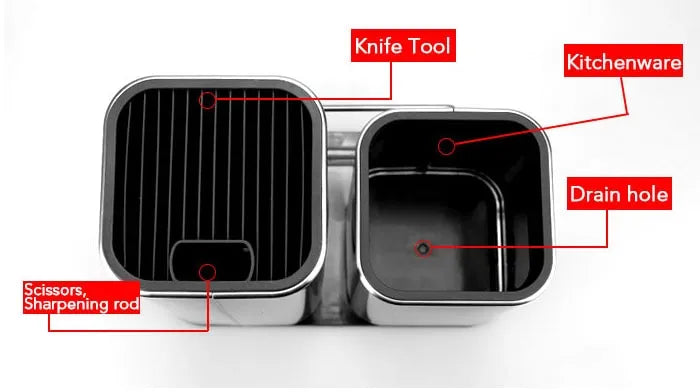 Creative Tool Holder Large Capacity Holder Multifunctional Kitchen Tool