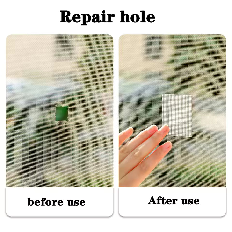 Easy-to-Apply Waterproof Window Screen Repair Tape
