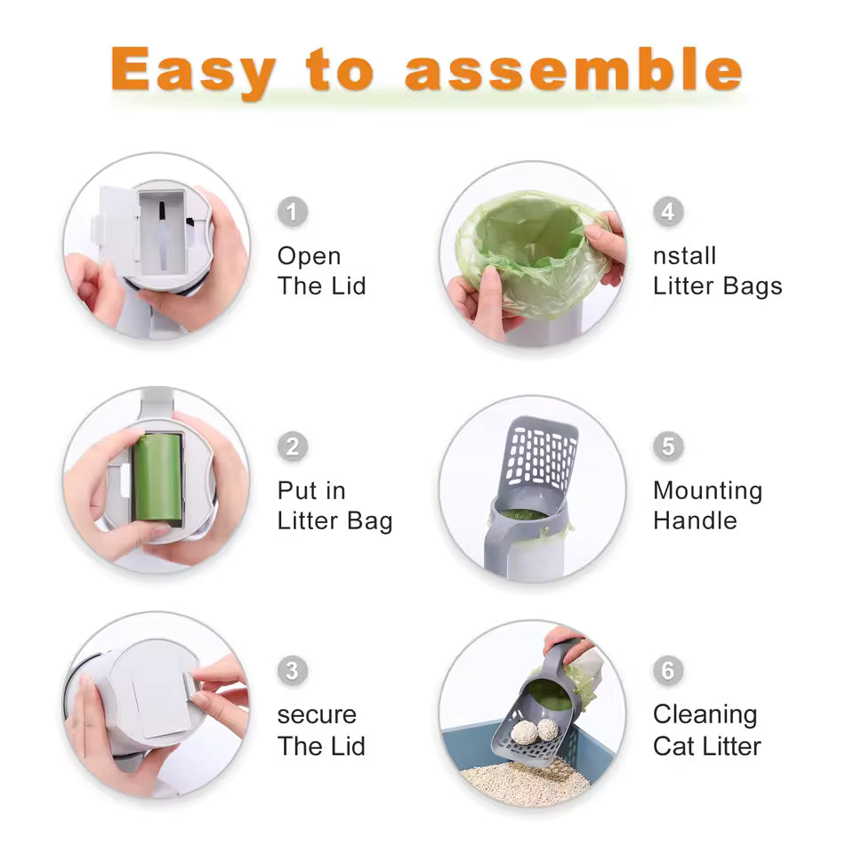 2 in 1 Cat Litter Scoop