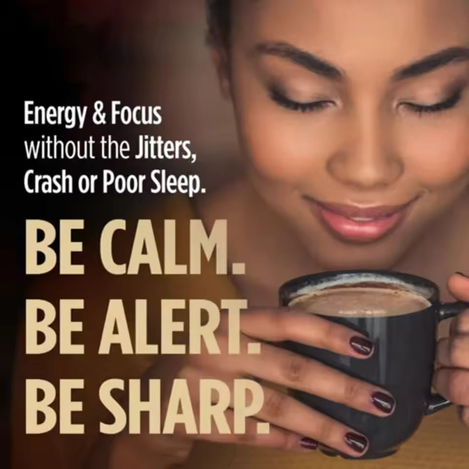 Organic Mushroom Coffee - Shiitake, Cordyceps, Supports Immune, Focus, Concentration, Stress, Digestion & Energy - 1 Pack