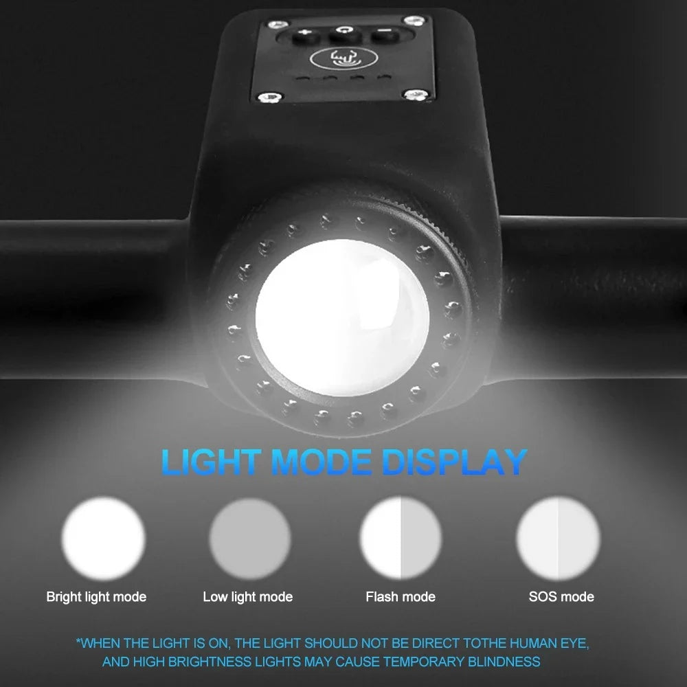2-in-1 Bicycle Light and Horn