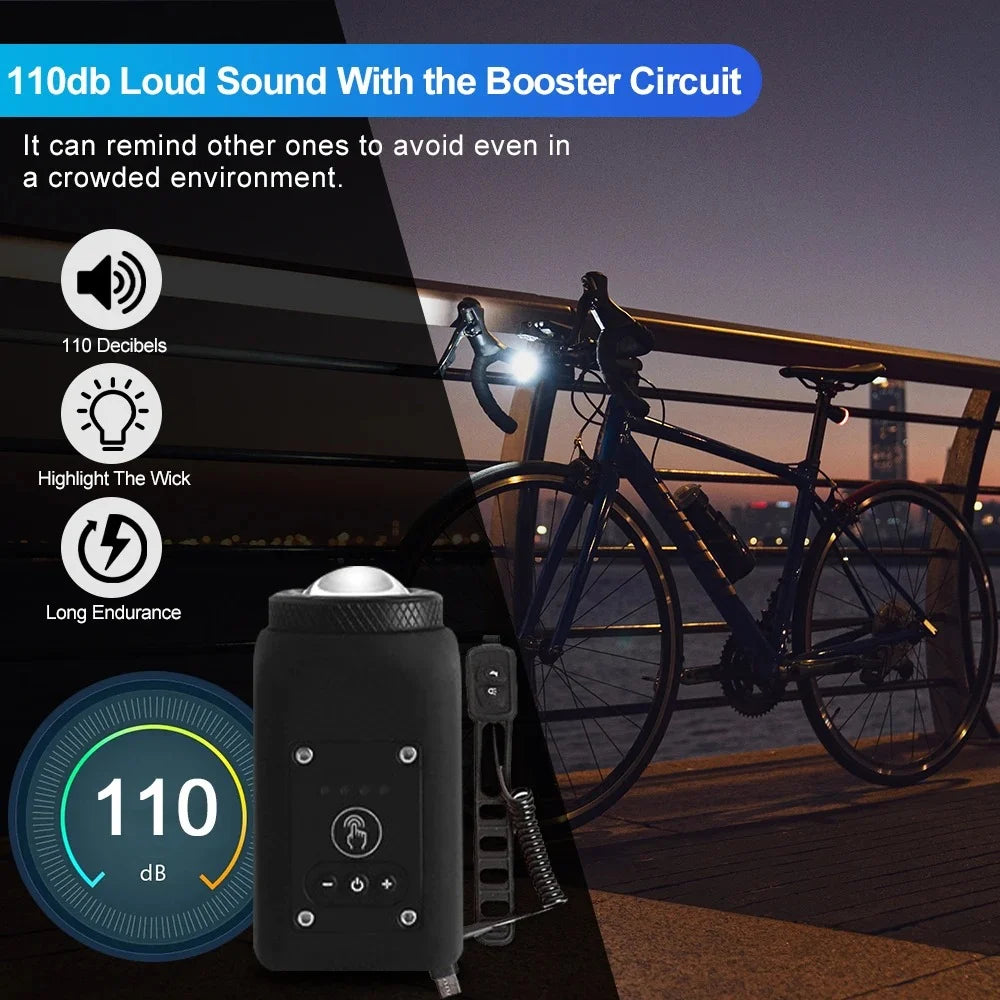 2-in-1 Bicycle Light and Horn