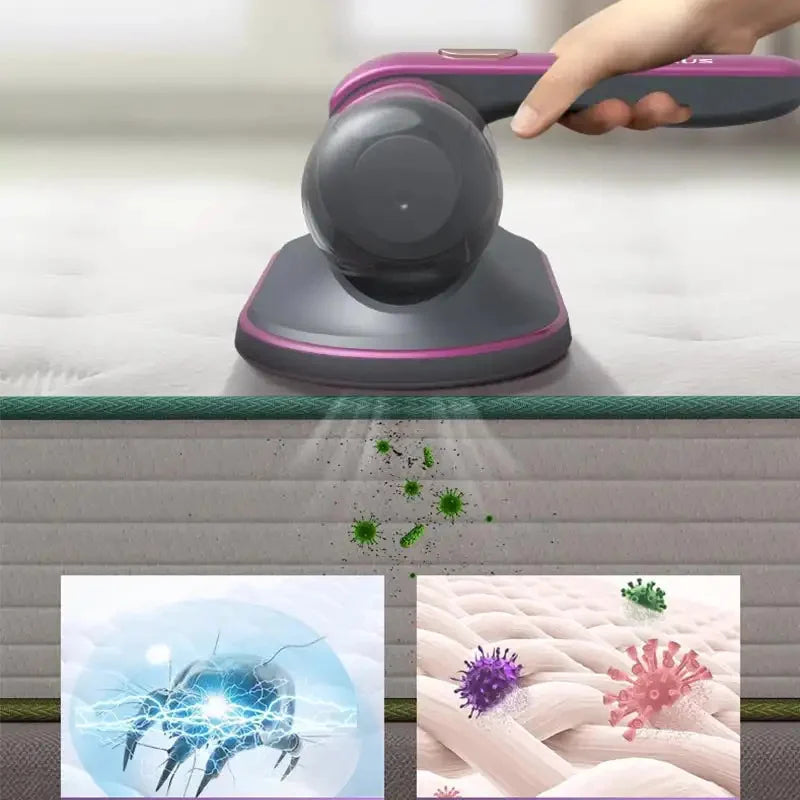 Handheld Strong Suction Rechargeable UV Vacuum Cleaner