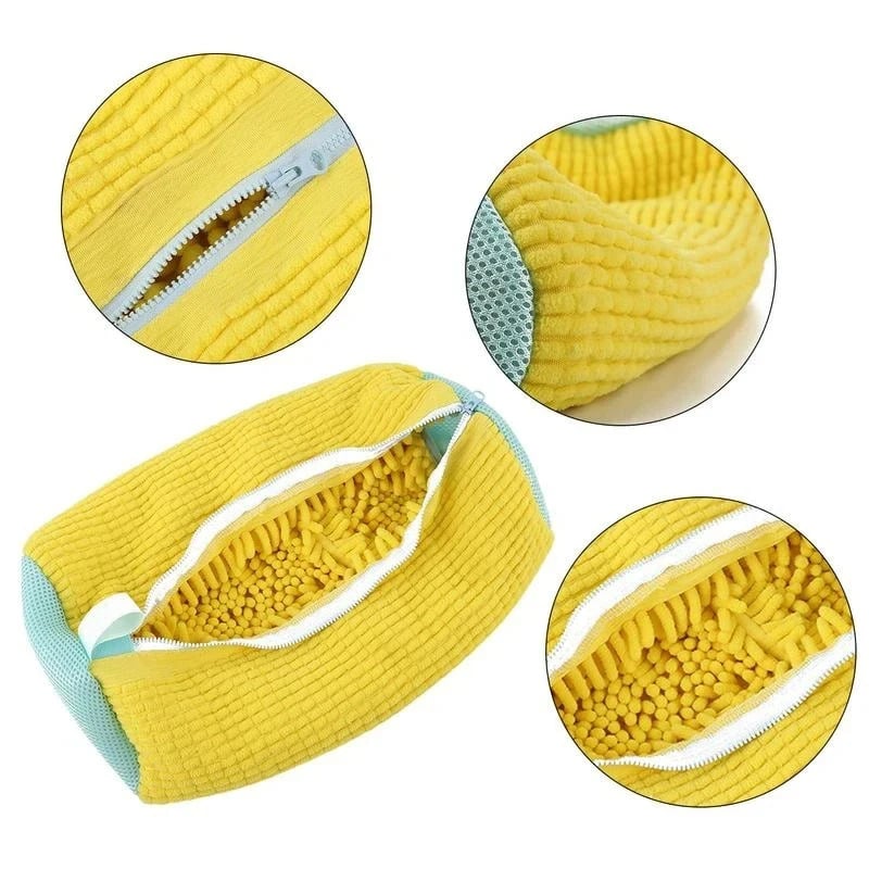 Sneakers Washing Reusable Soft Zipper Bag